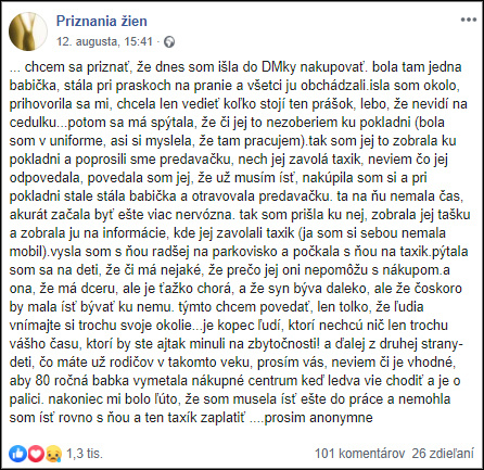 FB: Priznania žien